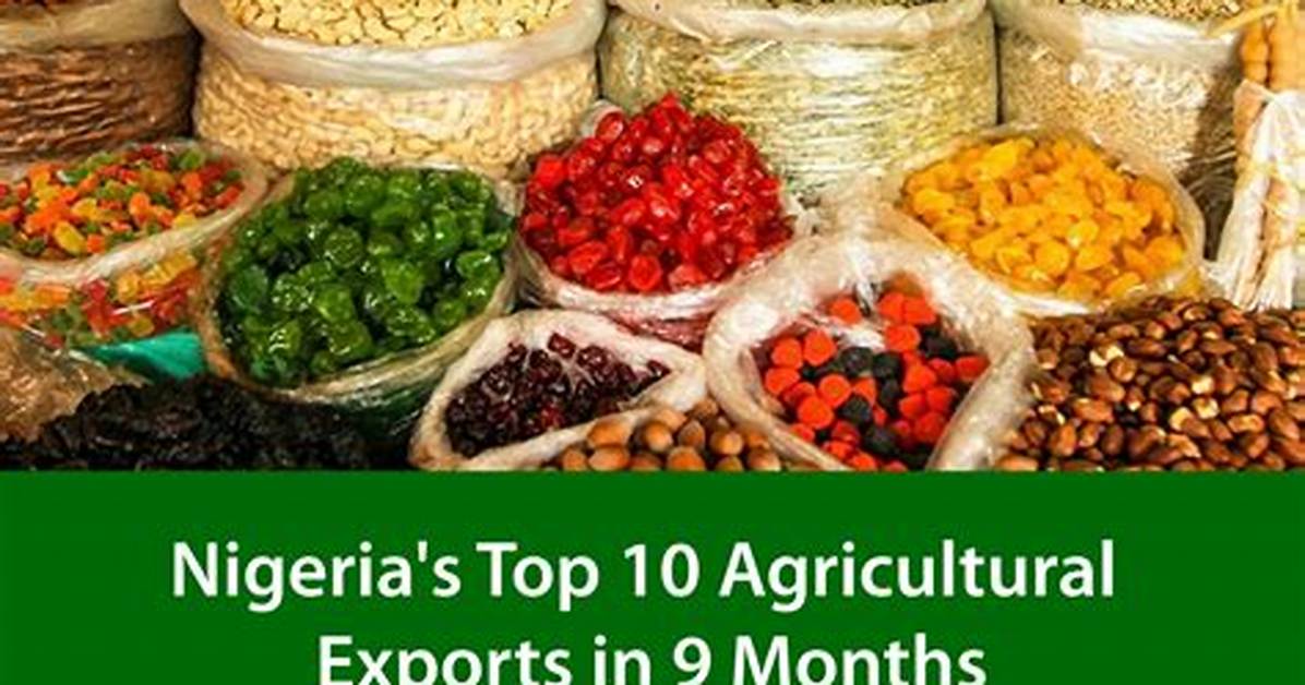 What Are Main Agricultural Products in Nigeria for Export?