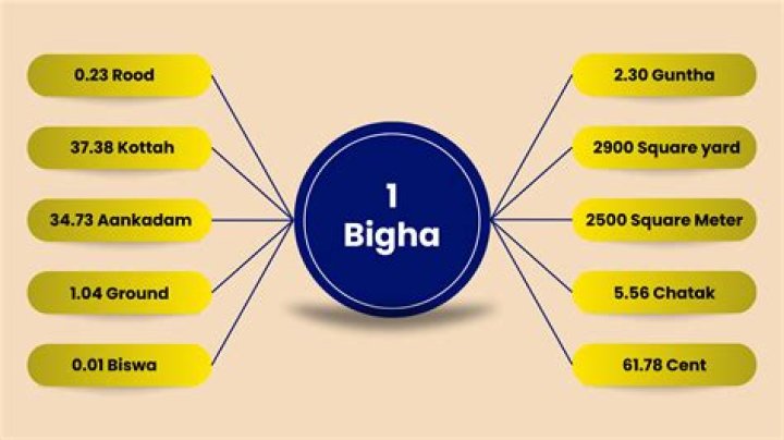 What is Bigha Acre and Hectare and their value in square feet Civil Sir