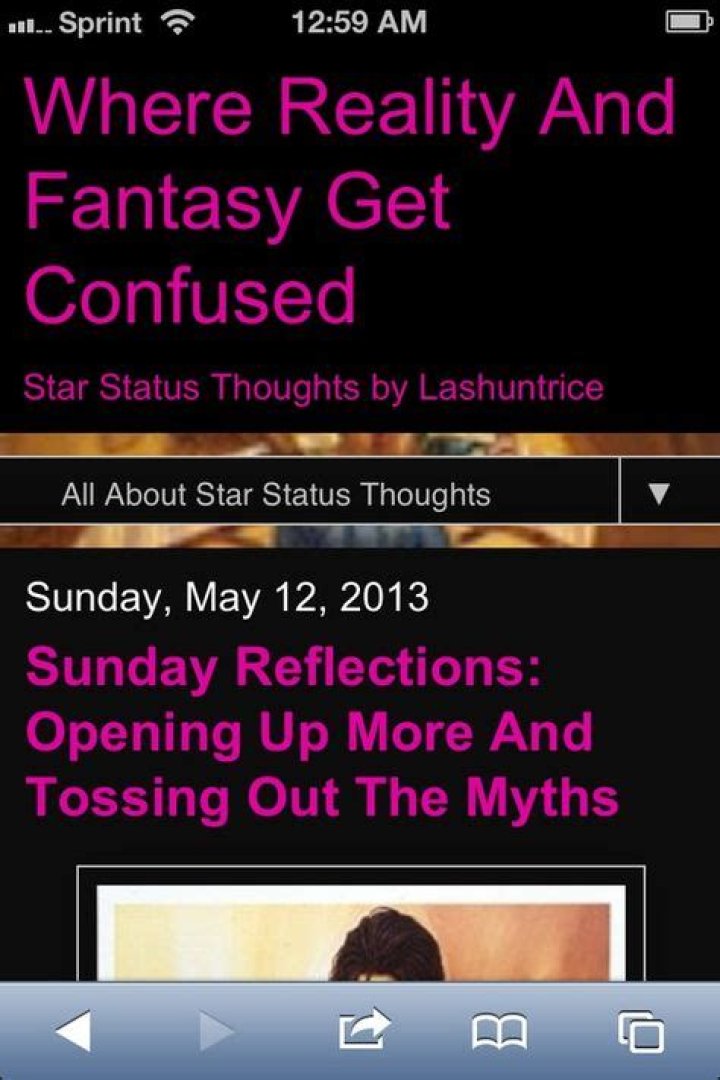 Where Reality & Fantasy Get Confused Thursday's Reflections of Sexy