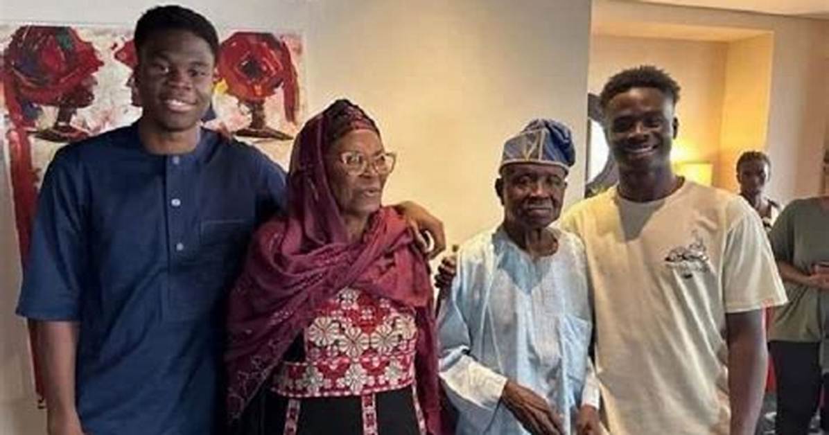 Who Are Yomi Saka and Adenike Saka | Meet Bukayo Saka Parents | Family and Origin