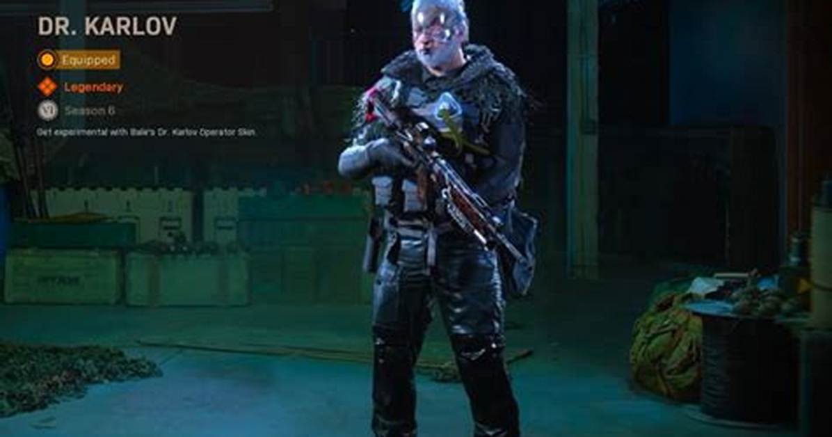 Who Is Dr. Karlov in the 'Cod' Haunting of Verdansk Update?