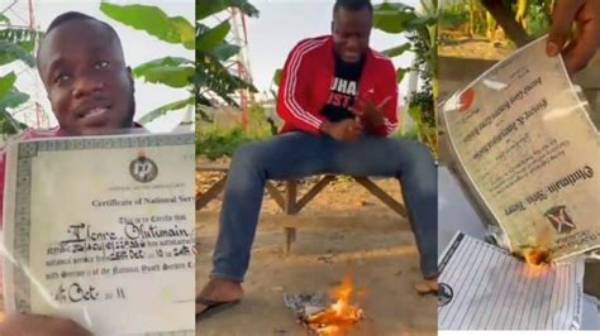 "Why I Burnt My Certificates After 13 Year's of Job Searching": Graduate Breaks Silence in Video