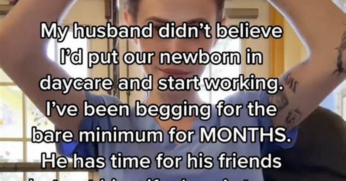 Wife Creates Secret Bank Account Because Husband Won't Do "Bare Minimum" with Baby