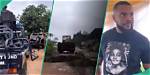 Williams Uchemba Storms Mum’s Village with Police, Fixes Road as He Prepares for Her Final Burial