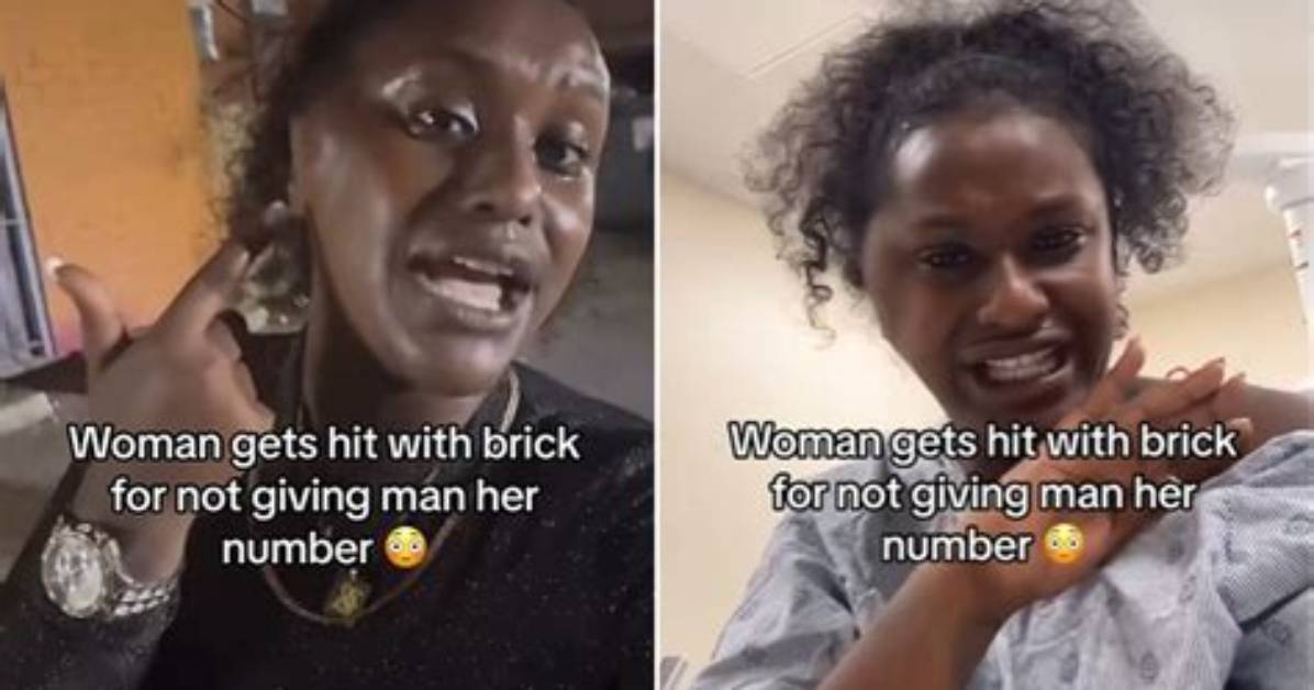 Woman Gets Hit with a Brick for Turning Down a Man