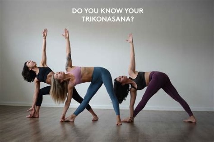 Yoga trikonasana bikram (bikram triangle) pose YouTube