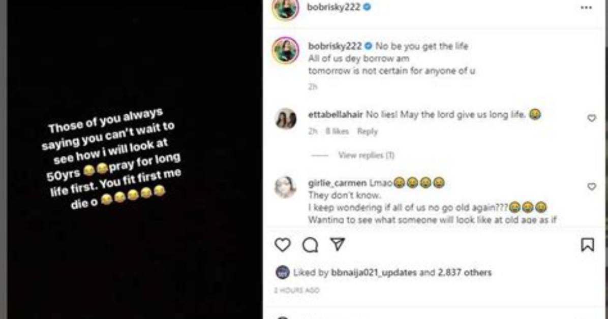 “You Might Die Before Me”: Bobrisky Slams Those Hoping to See What He'd Look Like at 50, Says They’re Not God