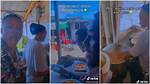 Young Man & Friends Hype Beans Seller Before Buying Food, Sing While Eating in Video