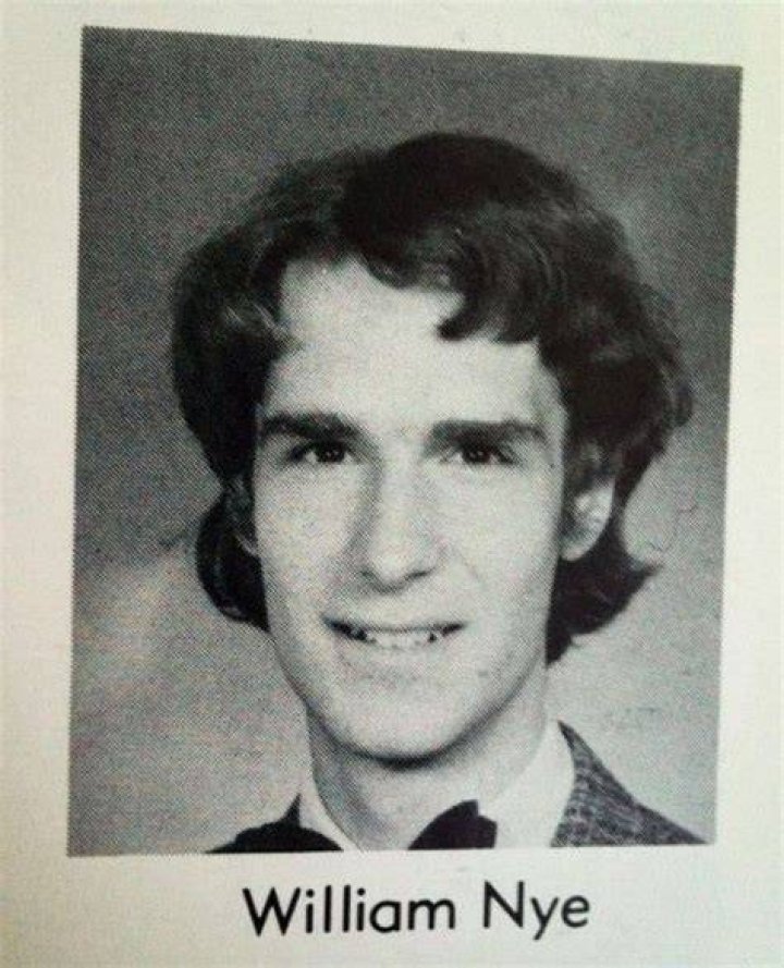 Young William Nye AKA Bill Nye The Science Guy Funny school pictures